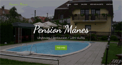 Desktop Screenshot of pensionmanes.cz